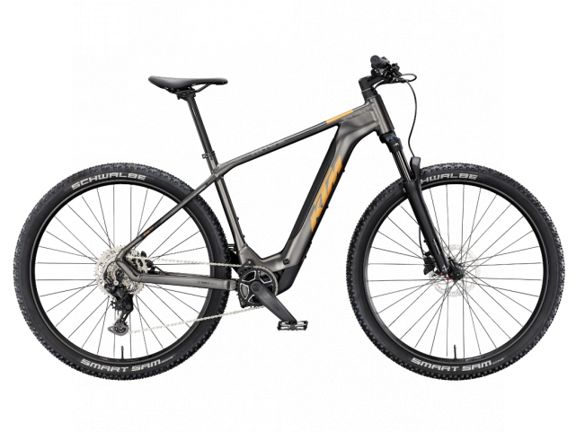 Elektrokolo KTM MACINA RACE SX 20 Machine Grey MT (Fresh Orange), 2025