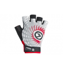 Rukavice Kellys IMPACT Short White Grey Red