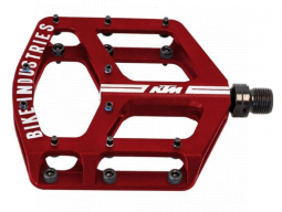 Pedály KTM TRAIL FLAT CNC LSB, červené