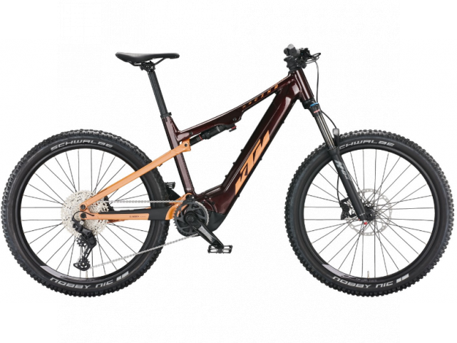 Elektrokolo KTM MACINA LYCAN 772 GLOR. night red (rose gold)