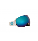 Lyžařské brýle BLIZZARD Ski Gog. 999 MDAVZSWO, white shiny, carl zeiss smoke lens B20+full revo ice blue