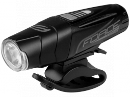 Světlo přední FORCE STOGIE 900 LM, USB, černé