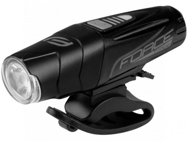 Světlo přední FORCE STOGIE 900 LM, USB, černé