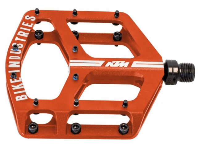 Pedály KTM TRAIL FLAT CNC LSB, oranžové