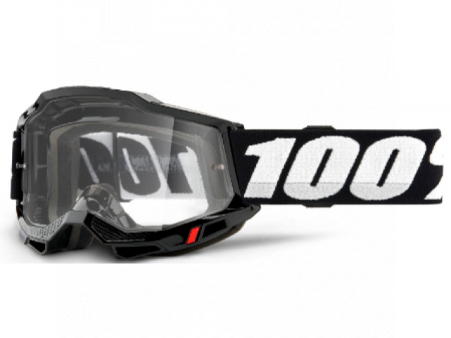 Brýle 100% ACCURI 2 Goggle Black - Clear Lens