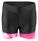 Kraťasy Force MINI LADY do pasu s vl, černo-růžové