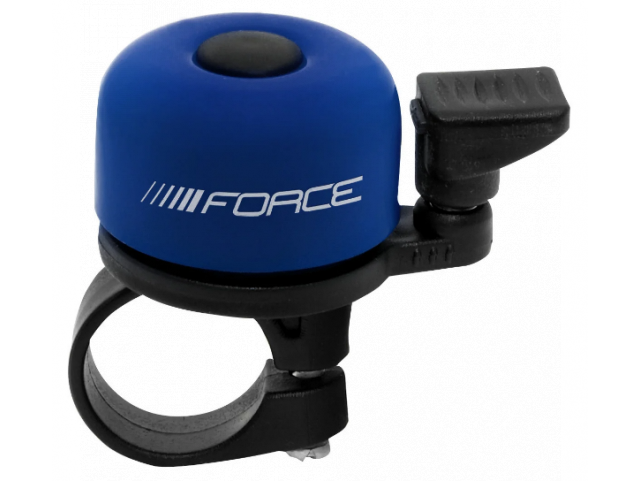 Zvonek F MINI Fe/plast 22,2mm paličkový, modrý