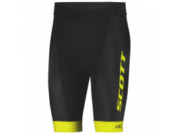 Cyklistické šortky SCOTT RC Team ++ black/sulphur yellow