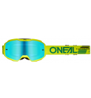 Brýle O'Neal B-10 SOLID neon yellow - radium blue