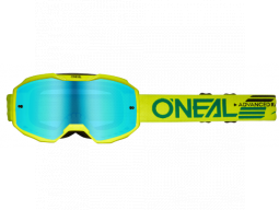 Brýle O'Neal B-10 SOLID neon yellow - radium blue