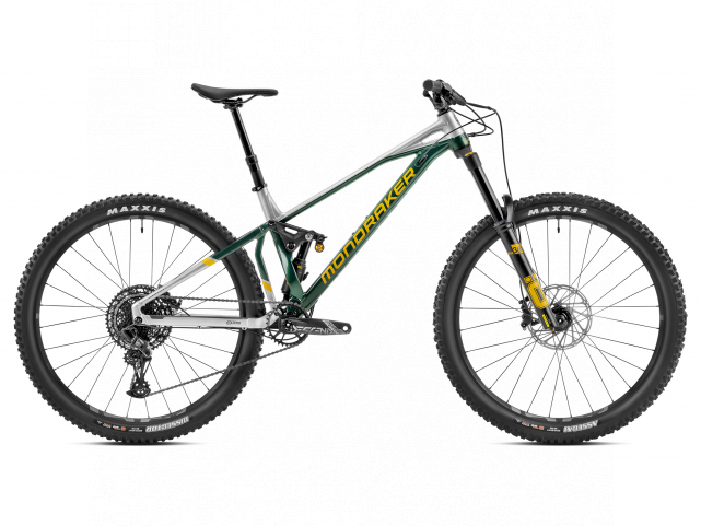 Kolo MONDRAKER Superfoxy R, british racing green/racing silver/yellow, 2023