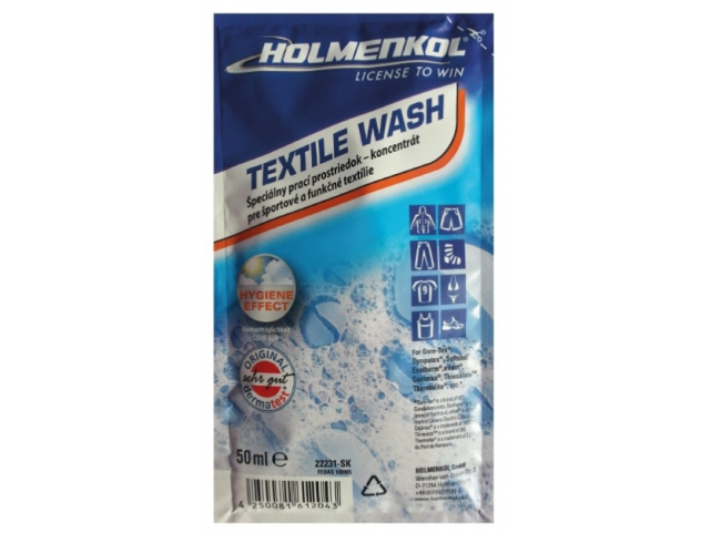 HOLMENKOL TEXTILE WASH + ACTIVE DRY 50ML