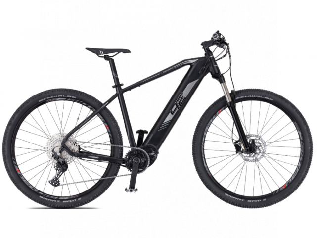 Elektrokolo 4Ever ESWORD SPORT - ČERNÁ / METAL STŘÍBRNÁ