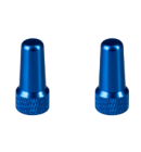 Čepičky galuskového ventilku, hliníkové, modré