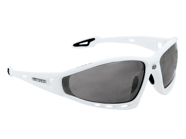 Brýle Force PRO bílé, černá laser skla