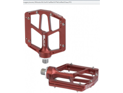 Pedály XLC PD-M14 Al, červená