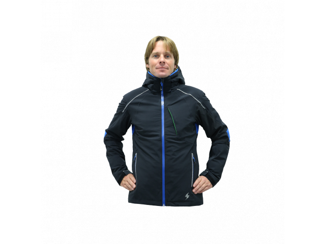 Bunda Blizzard RACE Ski Jacket Black Blue Green