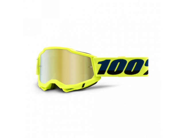 Brýle 100% ACCURI 2 GOGGLE YELLOW - MIRROR GOLD LENS