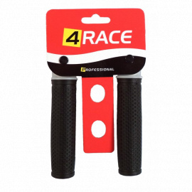 Gripy 4RACE gumové černé