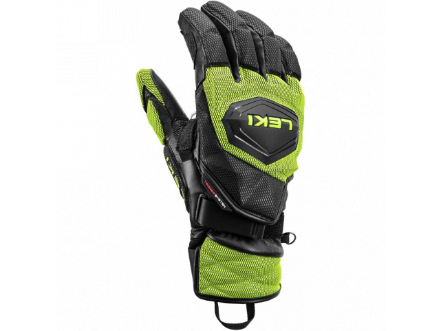 Rukavice Leki WCR Venom GS 3D, black-ice lemon