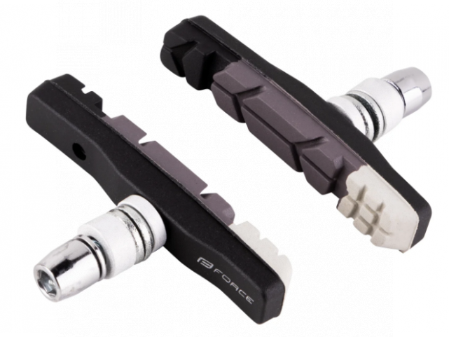 Gumičky brzd Force jednorázové, černo-šedé 70mm