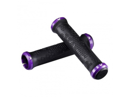 Gripy LIV Supera Double Lock-on Grip black/purple