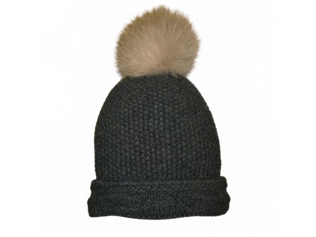 Čepice VIST Rachel Beanie Melange Black 