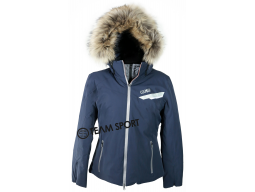 Bunda Colmar Ladies Ski Jacket+Eco Fur 2933F Blue