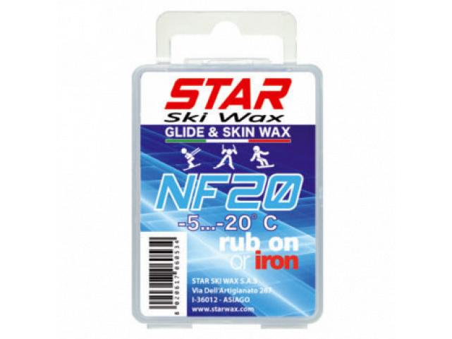 Voskový blok Star Ski Wax NF20 -5/-20 °C