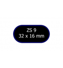 Záplata FERDUS č.9 32x16mm