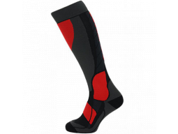 Ponožky BLIZZARD Compress 120, black/grey/red