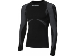 Triko Hummel SEAMLESS dlouhý rukáv Black Dark Grey