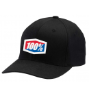 Kšiltovka 100%  "OFFICIAL" X-FIT Flexfit Hat Black