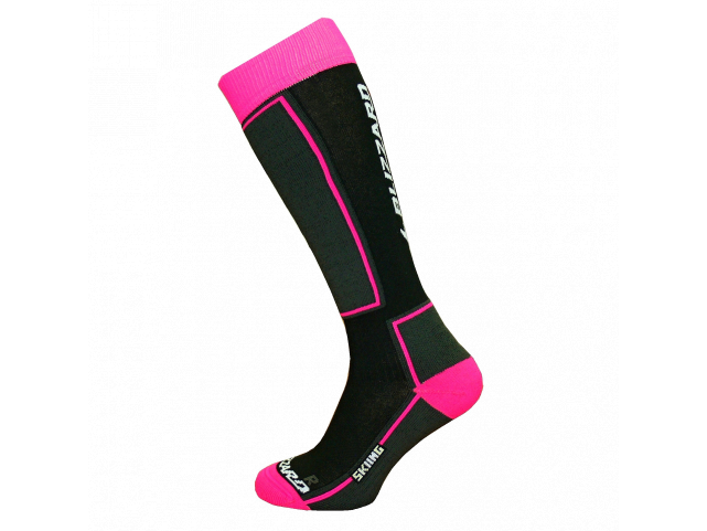 Ponožky Blizzard SKIING Ski Socks JUNIOR Black Pink