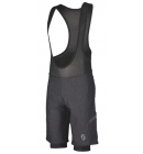Šortky s kšandami SCOTT Gravel Hybrid +++ black/dark grey