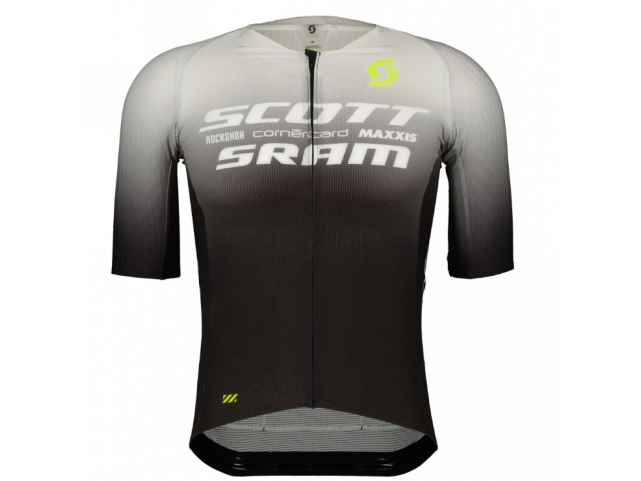 Dres SCOTT RC SCOTT-SRAM Aero kr. rukáv black/white