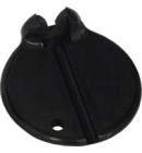 Centrklíč plast černý