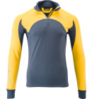 Mikina Silvini MATESE MJ1508 charcoal-yellow