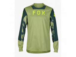 Dres Fox Racing Defend Ls Jersey Taunt Pale Green