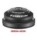 řízení TOKEN tapered integrated černé OMEGA-A83M