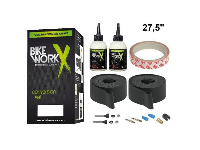 Tmel/sada BikeworkX na 27,5 bezdušovou přestavbu