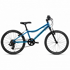 Kolo Core Al Nipper, Revo-6 20" chromovaný modrý, vidlice Al, pláště Kenda 1.50