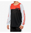 Dres 100% R-CORE Youth Black/Racer Red