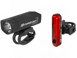 Světla sada FORCE DOT USB přední+zadní