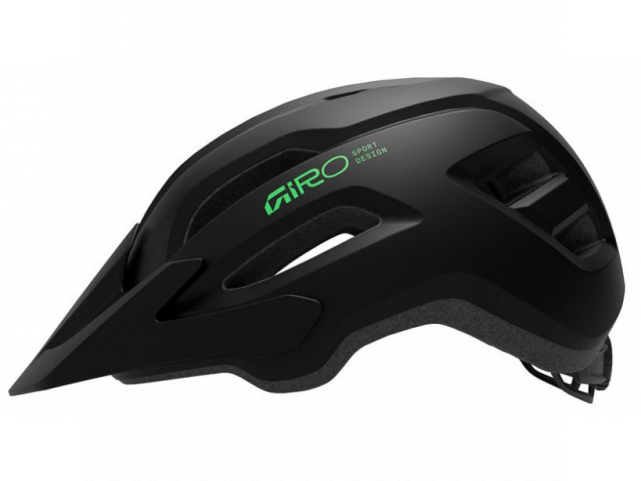 Helma GIRO Fixture II Youth Mat Black/Vivid Green