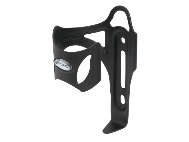 Košík láhve FORCE SIDE hliníkový, černý