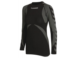 Triko Hummel SEAMLESS dlouhý rukáv Black Dark Grey, dětské