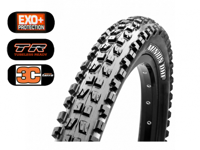 Plášť MAXXIS Minion DHF 27.5 x 2.80 kevlar EXO+ TR 120 TPI 3C Maxx Terra