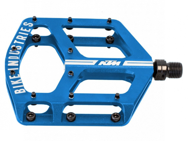 Pedály KTM TRAIL FLAT CNC LSB, modré