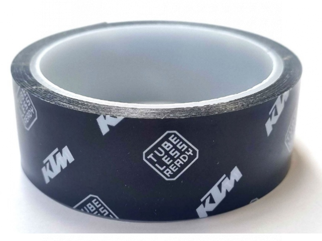 Páska na ráfek KTM 10 M X 27 MM, černá/bílá